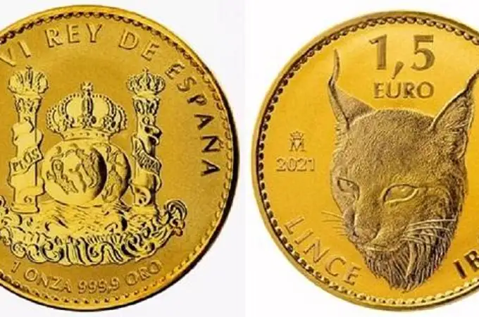 Lince, primera moneda española de oro para inversión y colección
