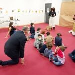 El presidente de las Cortes de Castilla y León, Luis Fuentes, asiste a las actividades programas en el marco del II Festival Solidari
