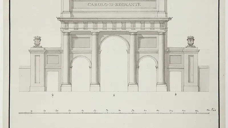 Segunda propuesta de Ventura Rodríguez para la Puerta de Alcalá