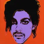 Imagen de uno de los retratos de Prince que forman la serie de Warhol