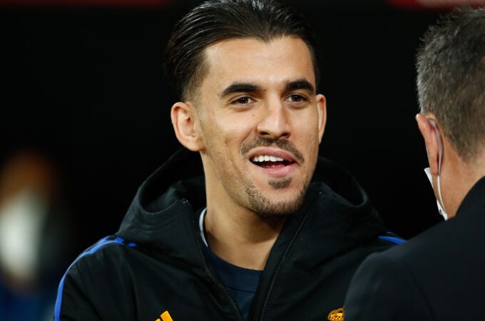 Dani Ceballos con el Real Madrid.
