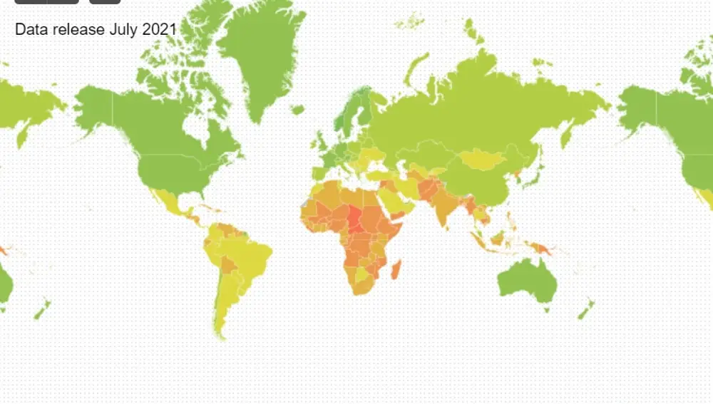 El mapa que revela los países que tienen más posibilidades de sobrevivir al cambio climático