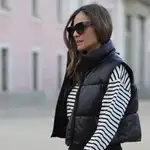 Lady Addict con el chaleco acolchado viral de Zara.