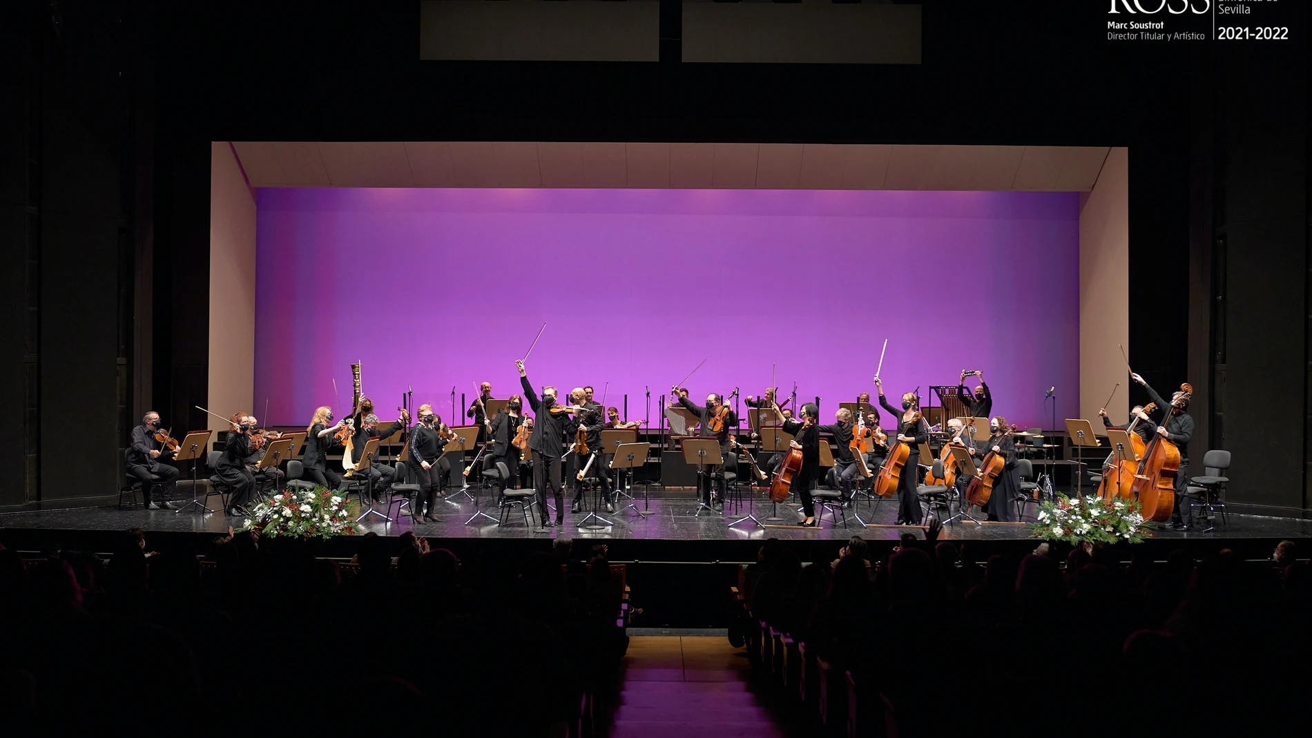 Imagen de archivo de un concierto de la ROSS en el Teatro de la Maestranza