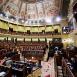Vista general de una sesión plenaria en el Congreso de los Diputados, a 21 de diciembre de 2021