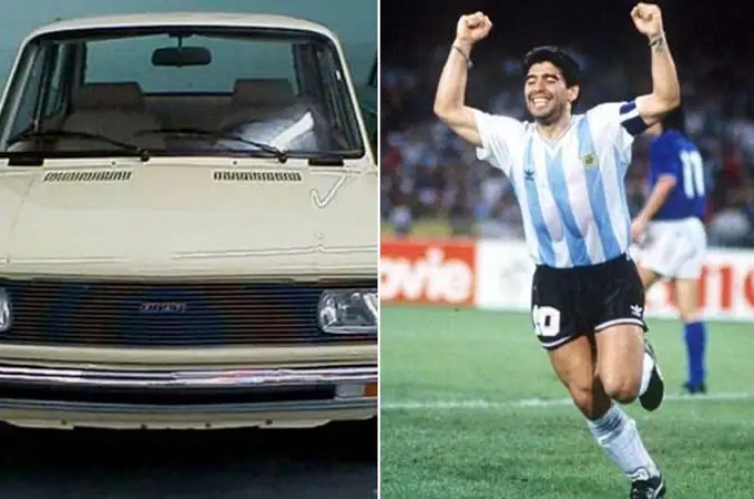 Se subasta un Fiat 128 de Maradona como token no fungible