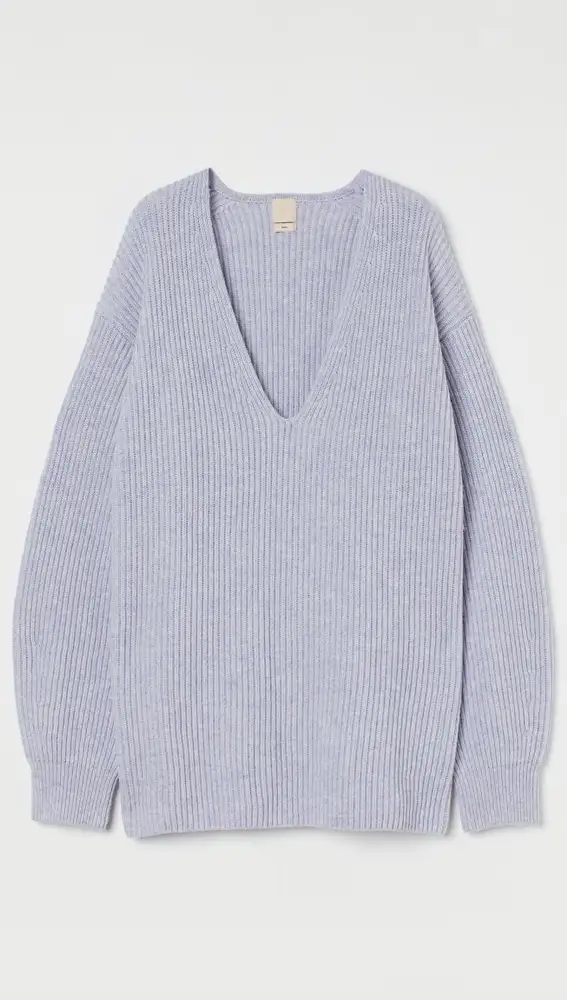 Jersey en canalé de lana, de H&M