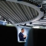 El presidente del Gobierno, Pedro Sánchez, en rueda de prensa tras la reunión del Consejo de Ministros, el Palacio de la Moncloa. EFE/ Emilio Naranjo