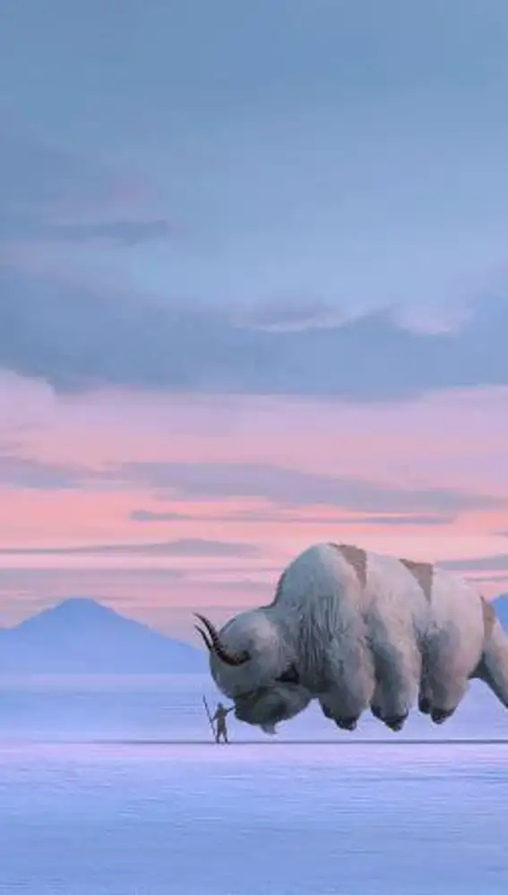 Imagen promocional de la serie Avatar: The last Airbender, distribuida por Netflix y Nickelodeon Productions