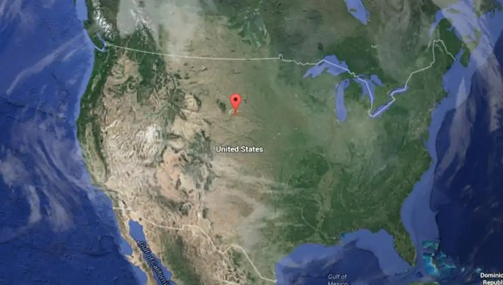 Polo norteamericano de inaccesibilidad | Fuente: Google Maps