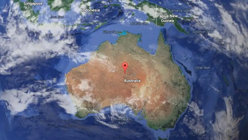 Polo australiano de inaccesibilidad | Fuente: Google Maps