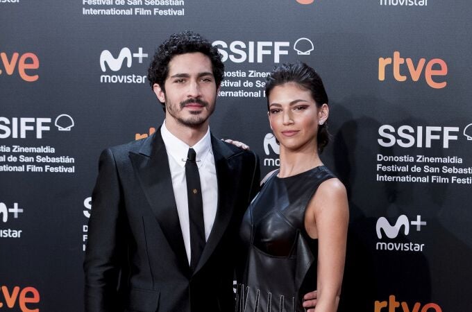 Actors Chino Darin and Ursula Corbero at the openning ceremony during the 66th San Sebastian Film Festival in San Sebastian, Spain, on Friday, 21 September, 2018.