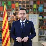  Aragonès blinda la inmersión como “núcleo de la nación catalana” en su mensaje navideño