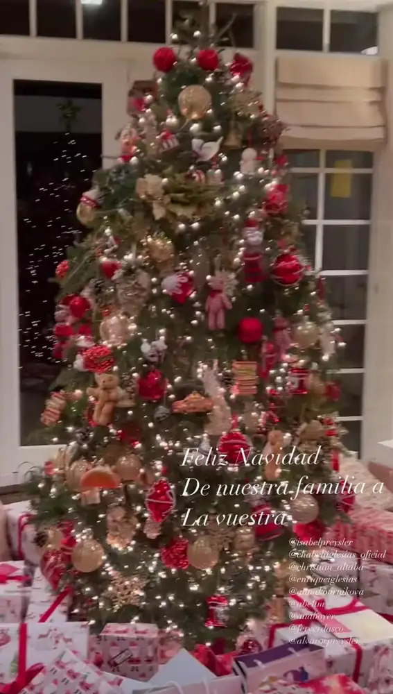 El árbol de Navidad de los Preysler-Falcó