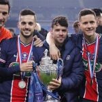 Sergio Rico, Pablo Sarabia, Juan Bernat y Ander Herrera.