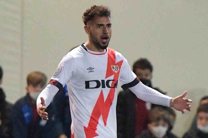 Sergio Moreno con el Rayo Vallecano.
