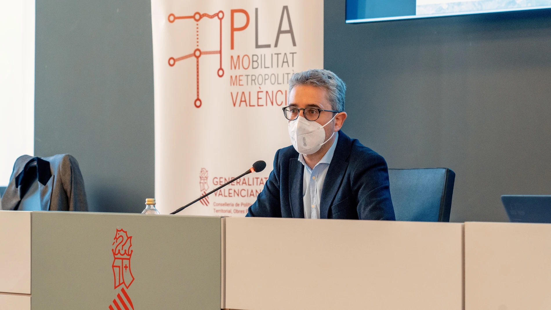 El conseller Arcadi España presenta el Plan de Movilidad Metropolitano de València (PMoMe)