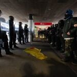 La asociación precisa de escolta policial desde que comenzó su andadura (en la imagen, un acto de 2021)