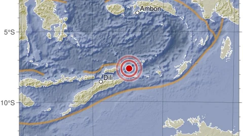 El fuerte terremoto también se notó en el norte de Australia. EarthQuakesTime