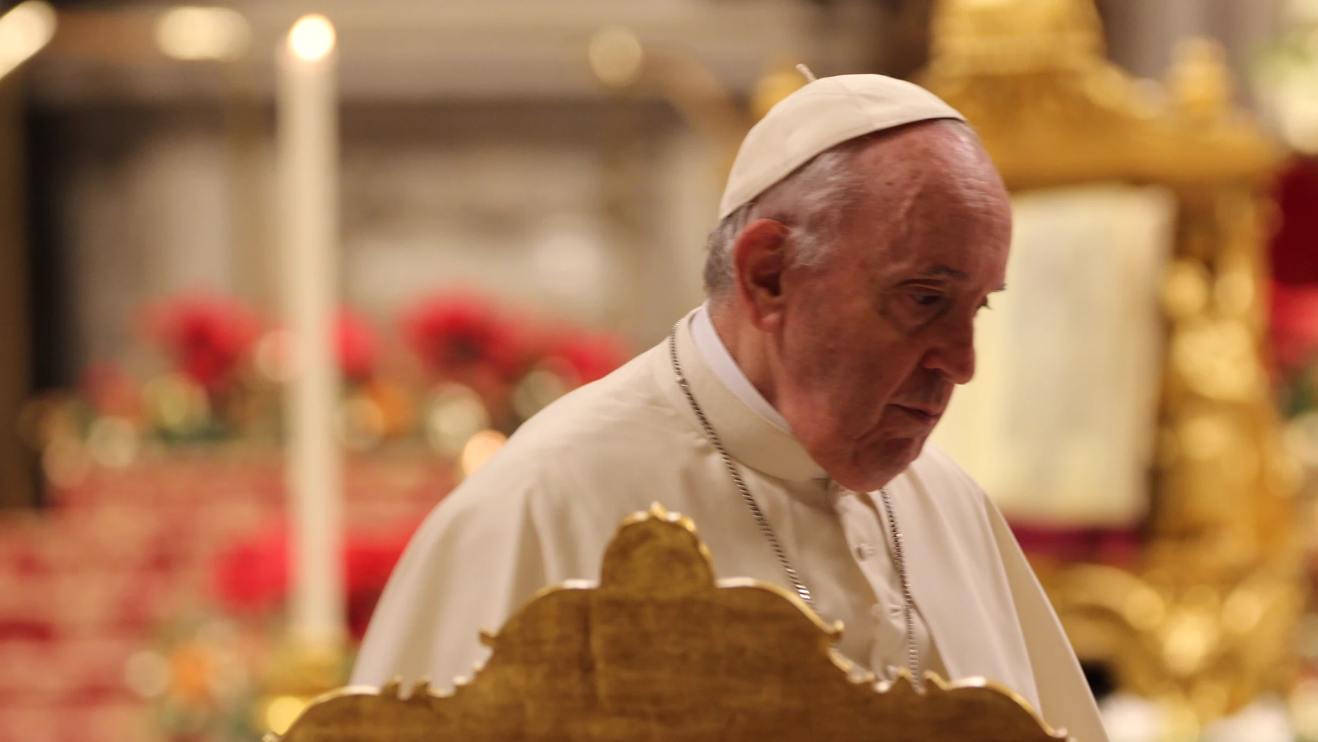 El Papa Francisco, durante la celebración de una misa