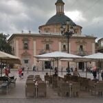 Terraza en la Plaza de la Virgen de València