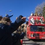 La cabalgata del año pasado en Pinto (Madrid), en autobús