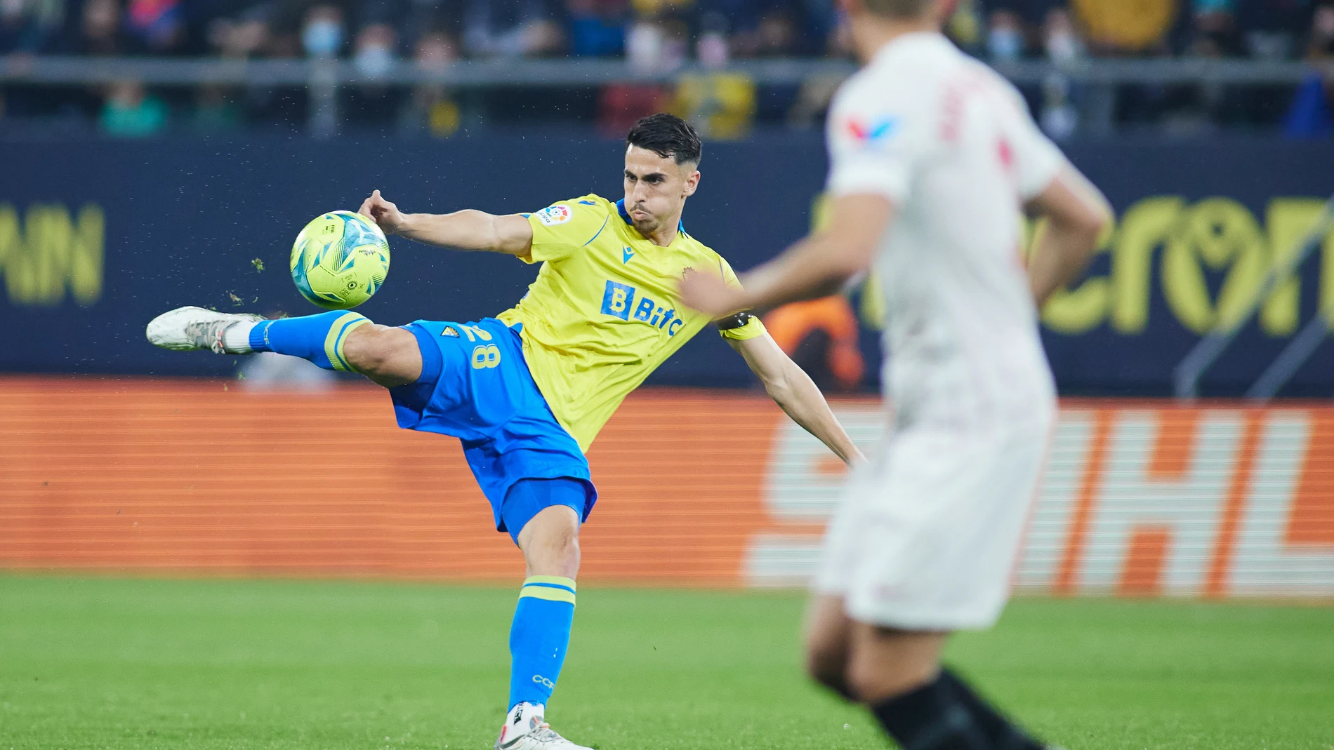 Martín Calderón con el Cádiz.