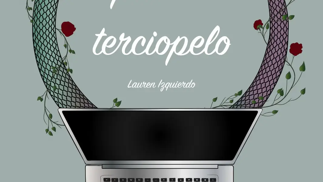 Portada del libro, Espinas de terciopelo, Lauren Izquierdo.