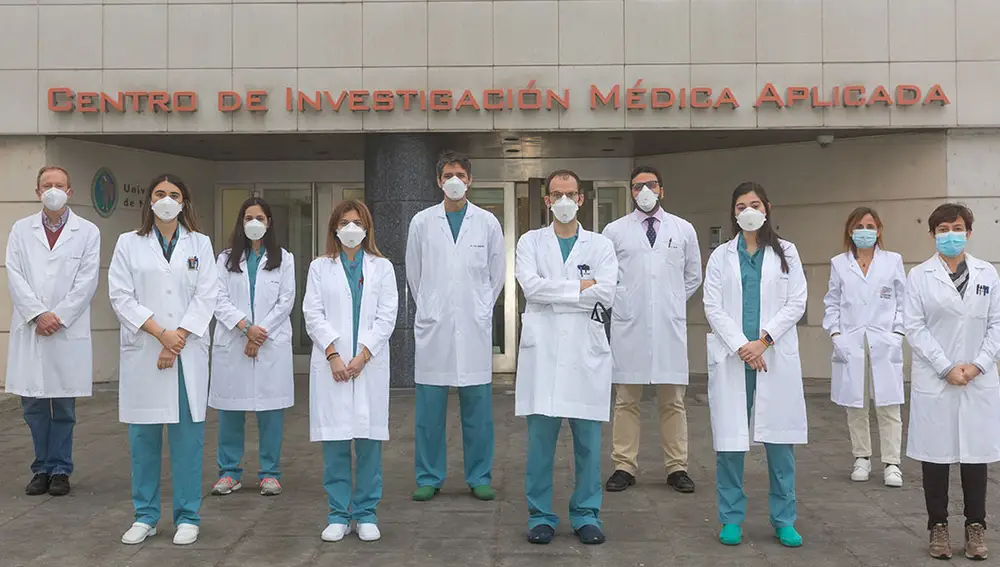 Grupo de investigación de la Clínica Universidad de Navarra que ensaya un tratamiento que reduciría al mínimo el contagio por Covid-19