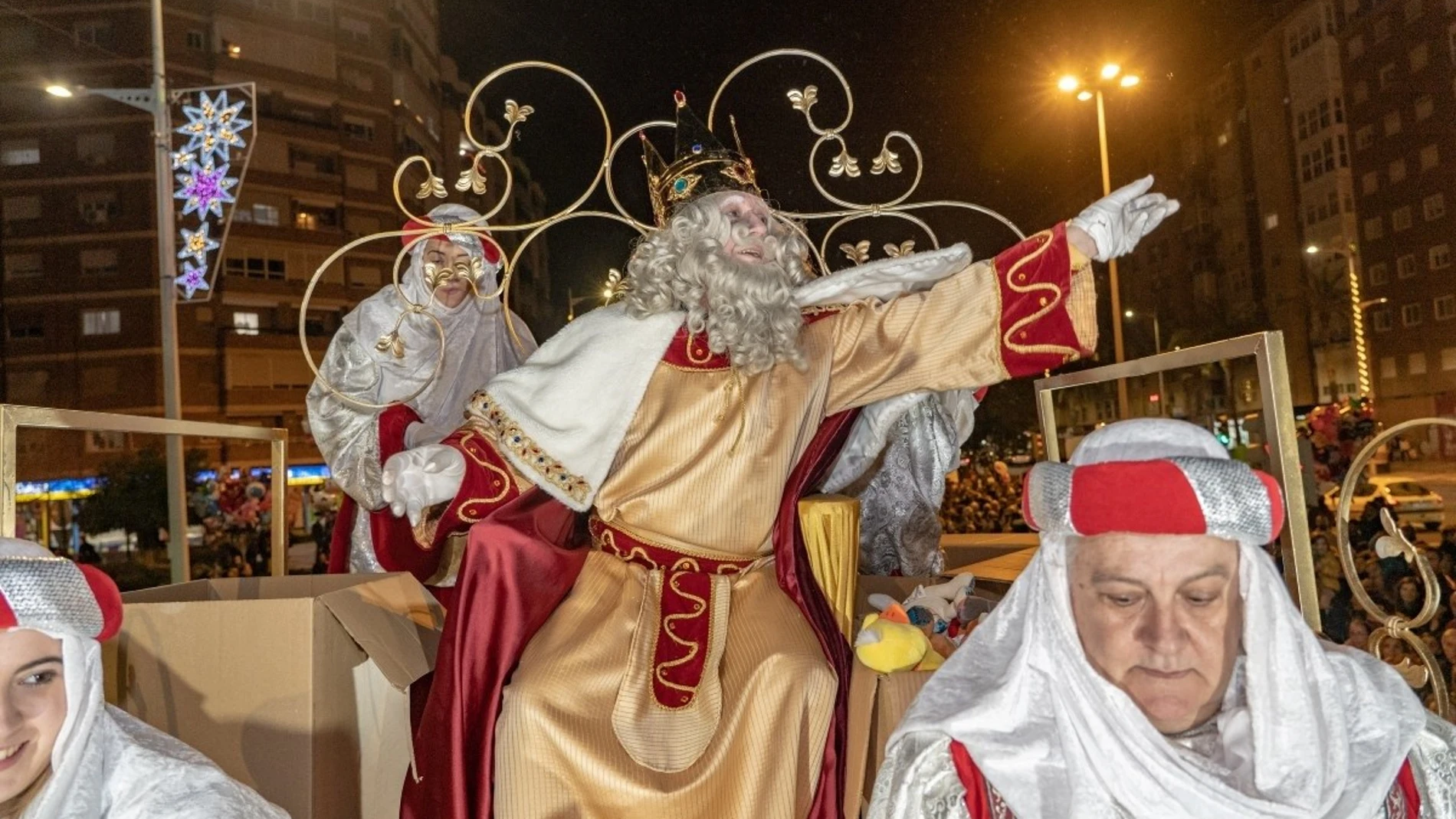 Imagen de la cabalgata de los Reyes Magos de Cartagena 2020