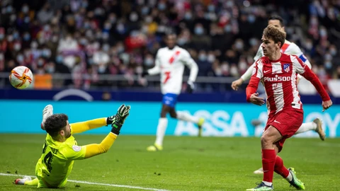 Griezmann marcó un gol antes de lesionarse