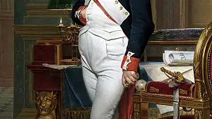 "Retrato de Napoleón en su gabinete de trabajo", de Jacques-Louis David