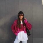 Rocío Osorno con conjunto de Zara.