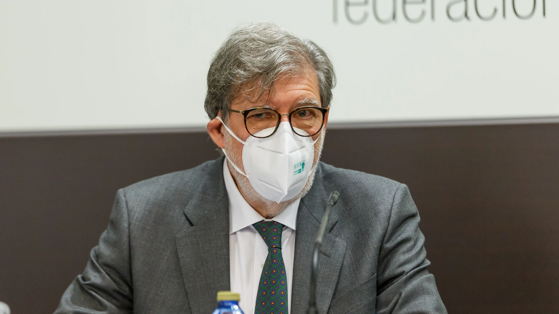 El presidente de CEOE Castilla y León, Santiago Aparicio