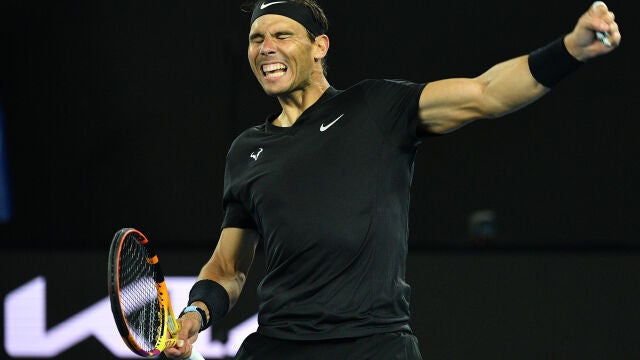 Nadal, contento tras derrotar a Maxime Cressy en la final del ATP 250 de Melbourne