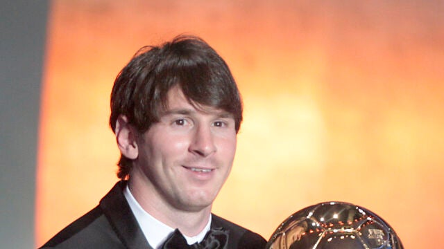 Messi, con su segundo Balón de Oro