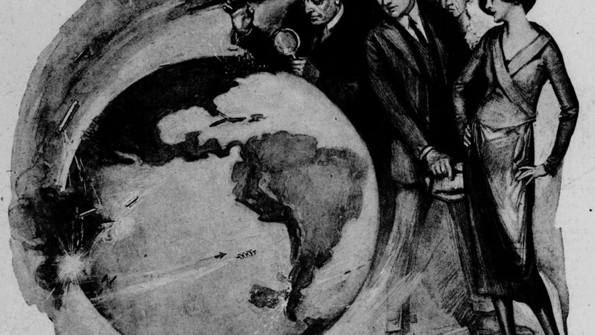 Ilustración de un artículo publicado en el New York Herald en el año 1922 | Fuente: Library of Congress, Washington, DC