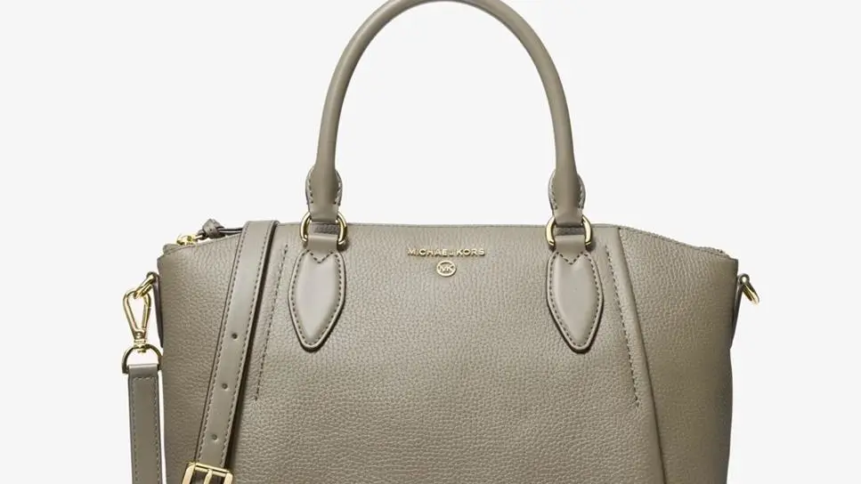 Bandolera de mujer Sienna de piel en gris, de Michael Michael Kors