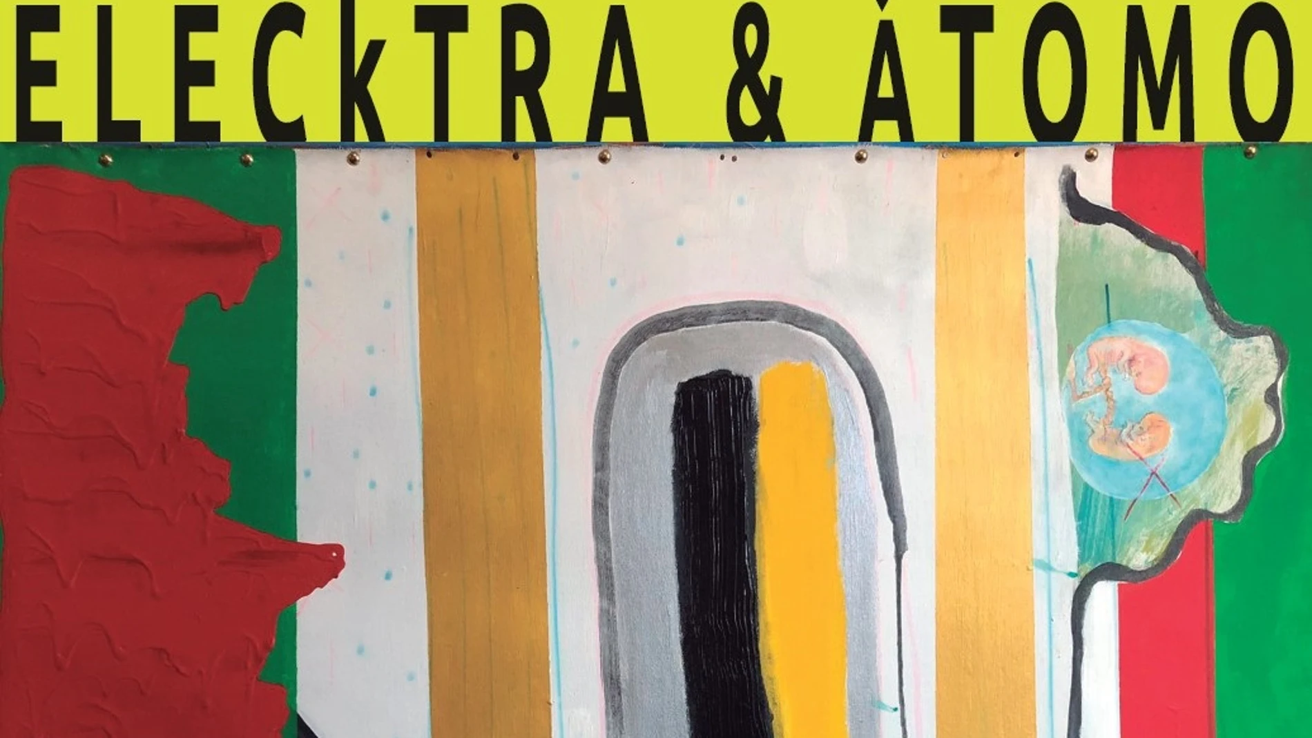 Cartel anunciador de la exposición 'ElecKtra & Átomo, los gemelos del siglo XXI'