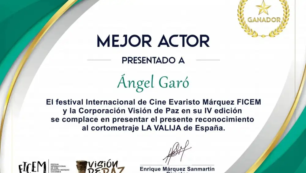 El último reconocimiento profesional de Ángel Garó
