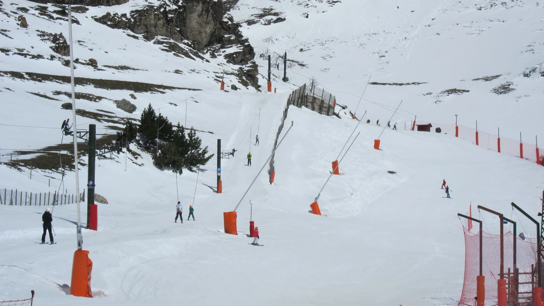 Estación de esquí en el Pirineo catalán
