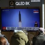 Lanzamiento de un misil de Corea visto desde Seúl