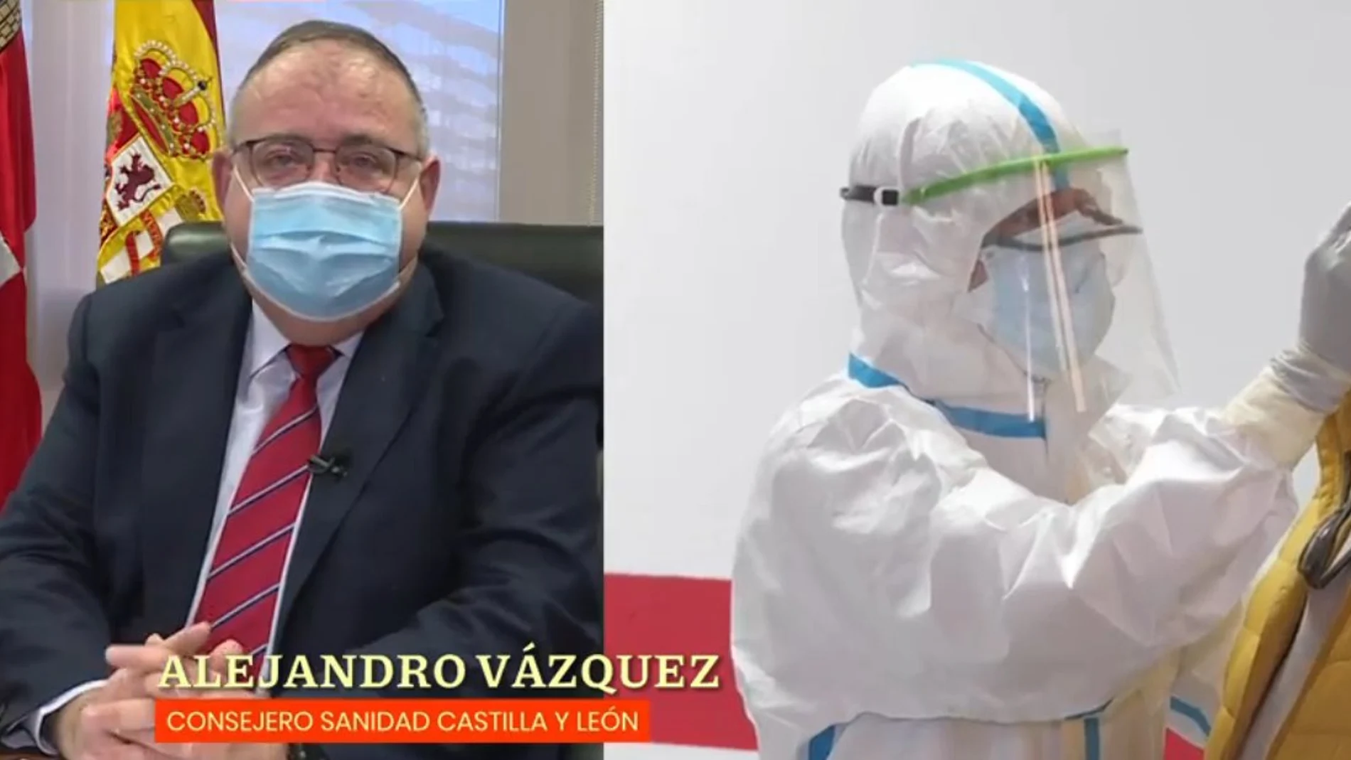 El consejero de Sanidad, Alejandro Vázquez, en "Espejo Público"