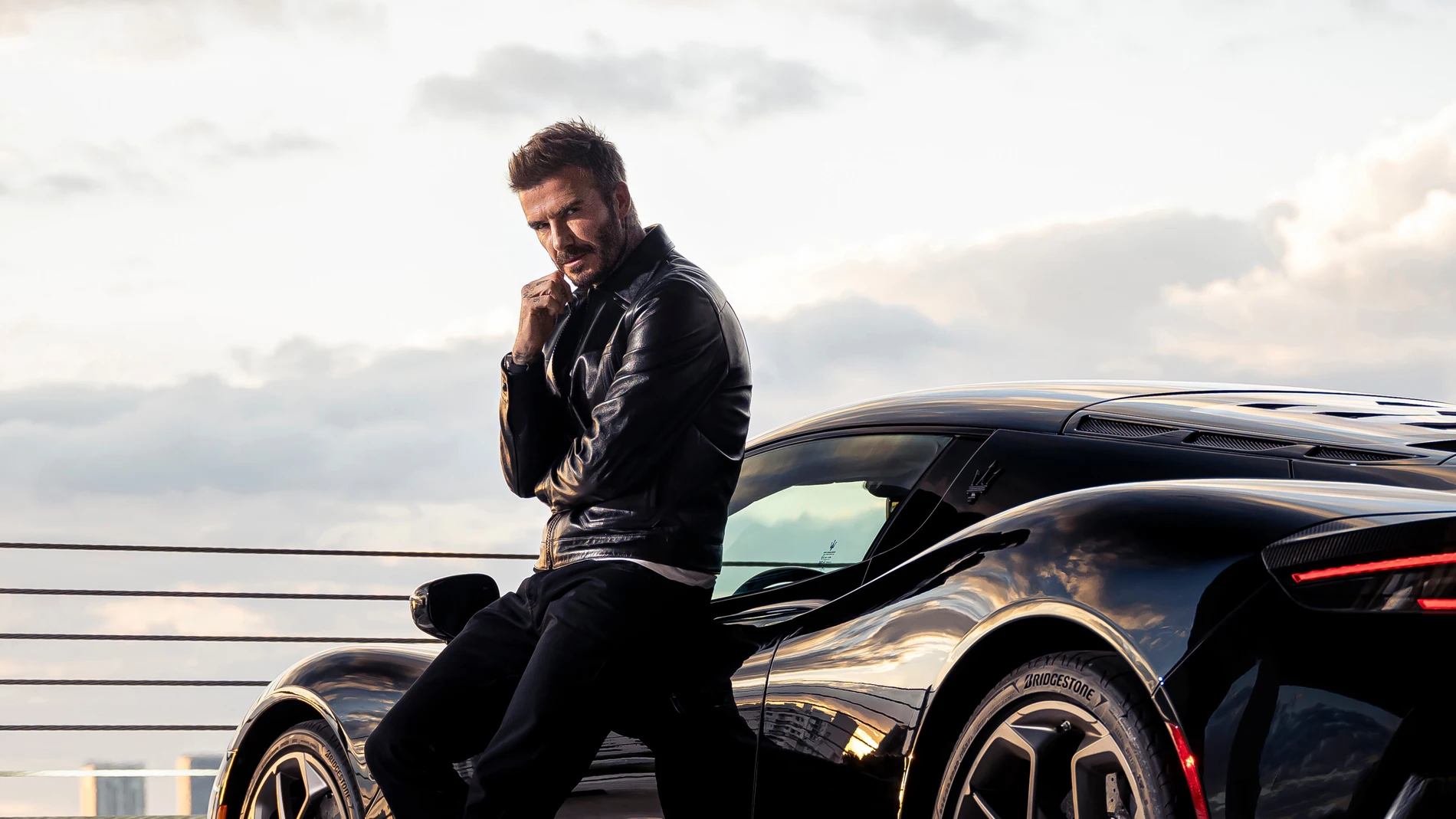 David Beckham Maserati MC20 Photo: James Lipman