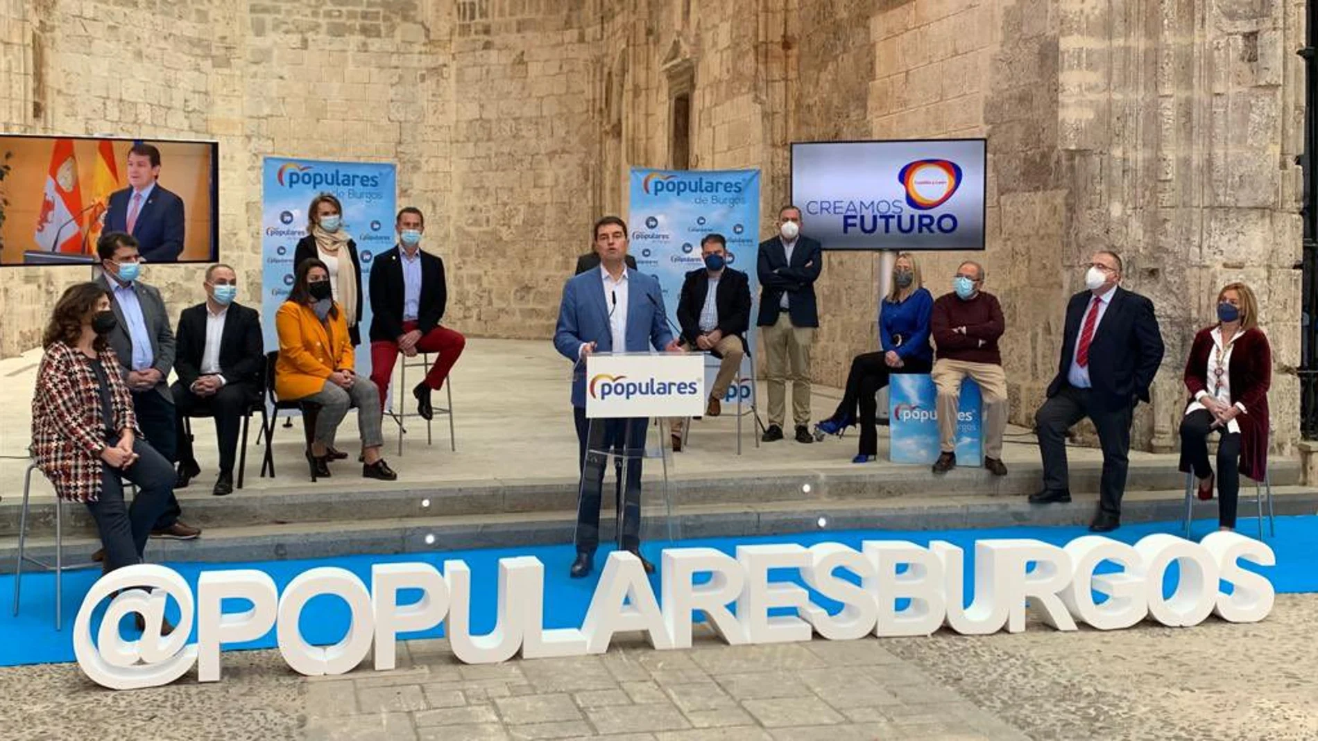 Ángel Ibáñez presenta la candidatura del PP de Burgos de cara a las elecciones del próximo 13 de febrero