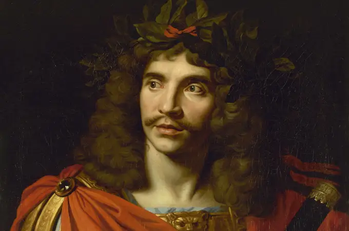 Molière, que está en el teatro