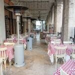 Imagen sin gente de la plaza Navona, en el centro de Roma, por las medidas anticovid del Gobierno