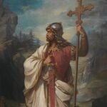 «Don Pelayo, rey de Asturias», por Luis de Madrazo y Kuntz
