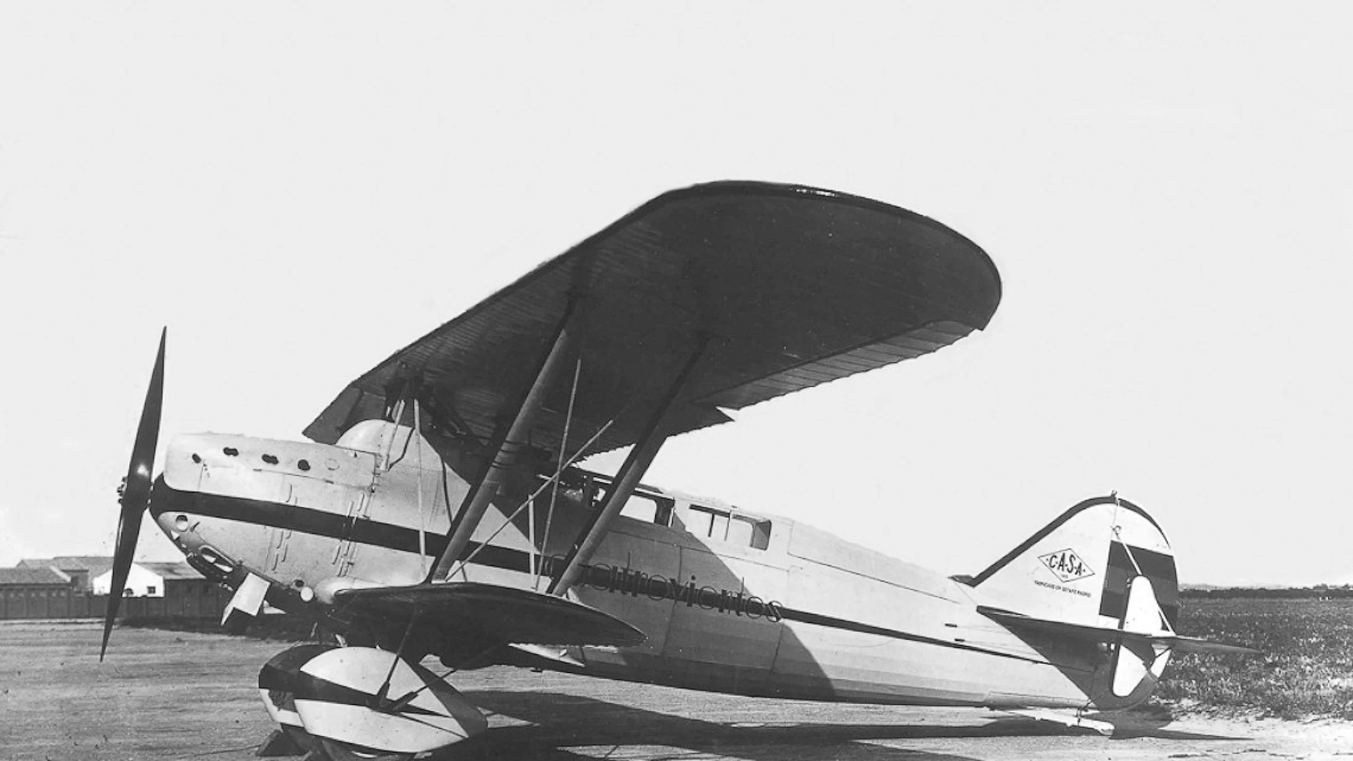 Imagen del Cuatro Vientos, una avión adelantado a su época