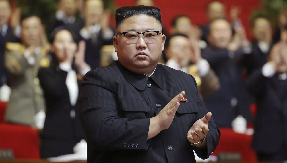 El líder de Corea del Norte durante un congreso en Pyongyang